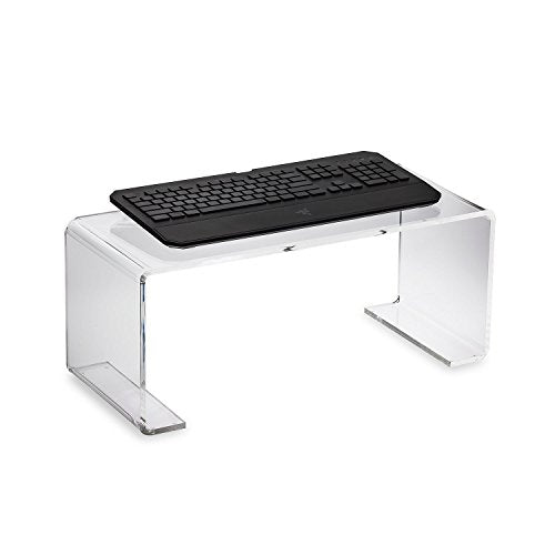 Source One Keyboard Stand, Laptop Stand Riser, Ergonomic Sit Stand Calorie Burning (1-Pack 12 Inch)