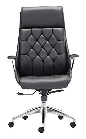 Zuo Modern 205890 Boutique Office Chair, Black by Zuo