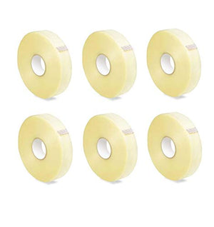 MMBM Machine Dispenser Packing Tape, 2 Inch x 1000 Yards, 12 Rolls, Clear, 2.0 Mil, 3 Inch Core, Packaging Tape for Commercial Refill, Industrial, Shipping