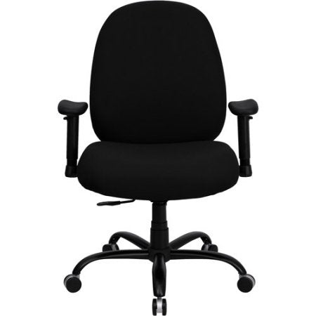Hercules Series Big and Tall Office Task Chair with Arms, Black (holds up to 500 lbs)