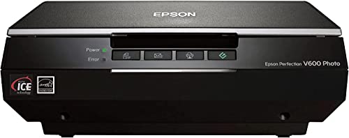Epson Perfection V600 Photo Color Scanner - 6400 x 9600 dpi, Enlargements up to 17" x 22