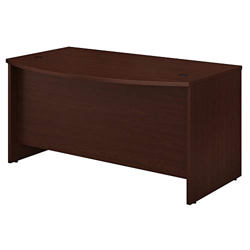 Bush Business Furniture Studio C Bow Front Desk, 60W x 36D, Harvest Cherry