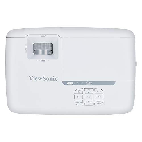 ViewSonic 1080p Projector with Rgbrgb Rec 709 DLP 3D Dual HDMI 22, 000: 1 Contrast and Low Input Lag for Home Theater and Gaming (PX725HD)