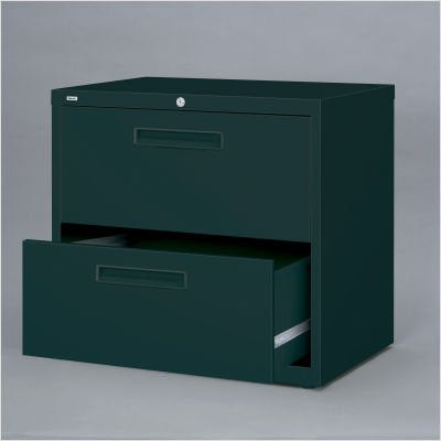 Hirsh Industries LLC 5000 Series Lateral 36" Wide 2 Drawer File Cabinet in Black