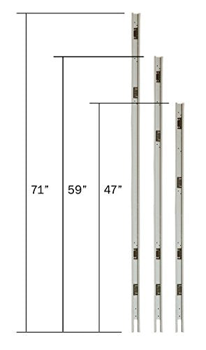 GOF Wall Mounted Office Partition, Large Fabric Room Divider Panel, 72" W x 72" H