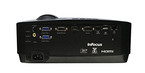 InFocus IN2124x XGA Professional Network Projector, 4200 Lumens, 14000:1 Contrast Ratio, Wireless-Ready
