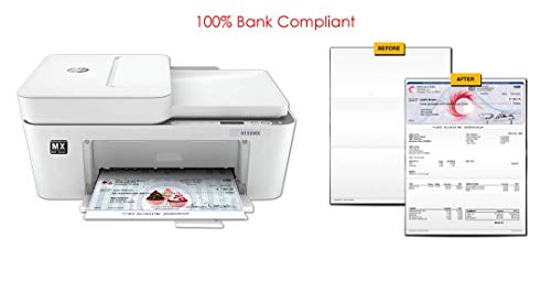 VersaCheck DeskJet 4155 MX MICR All-in-One Check Printer and VersaCheck Gold Check Printing Software Bundle,White