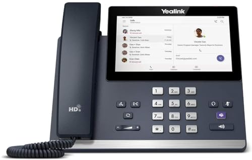 Yealink MP56-TEAMS Edition Desk IP Phone [10 Pack] - 7" Touch Screen, PoE - Renewed