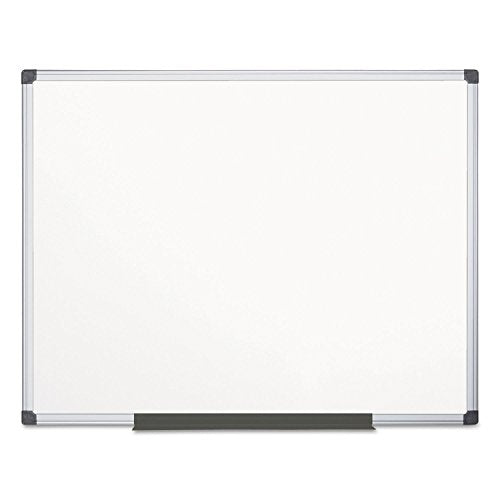 - Value Lacquered Steel Magnetic Dry Erase Board, 48 x 72, White, Aluminum Frame