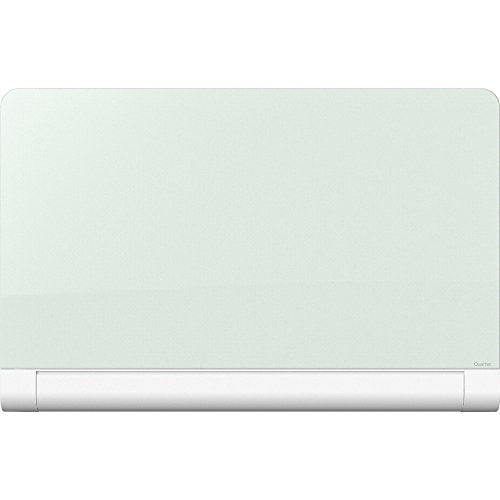 Quartet G5028ht Horizon Magnetic Glass Marker Board With Hidden Tray, 50 X 28, White