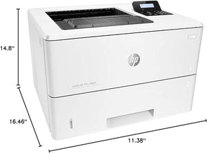 HP Laserjet Pro M501dn Monochrome Laserjet Printer, 2-Sided Printing, 45 ppm, Ethernet/USB, LCD Display, 650-Sheet Bundle