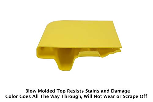 Correll AR3060-REC-28 Rectangular-Shaped Resin Activity Table, 60Wx30"D, Yellow
