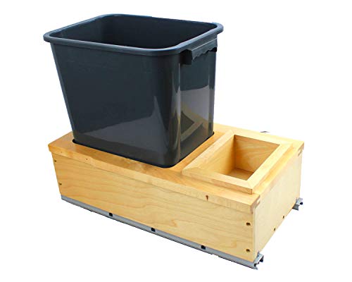 Dowell 4006 0115 Single Waste Basket Pullout for B15" Cabinet