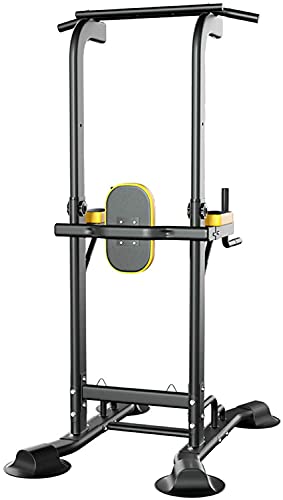 JYMBK Home Gym Tower Body Building Adjustable Power Tower Station, Multi Function Pull Up Bar Dip Station for Strength Training, Workout Abdominal Exercise, Push Up Equipment