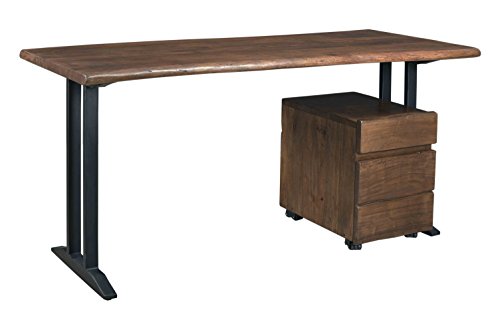 Treasure Trove Accents 17663 Two Drawer Castered File Cabinet, Light Walnut