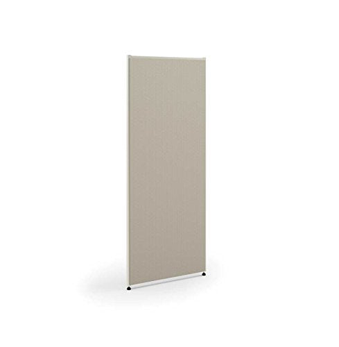 HON Verse Panel , 60"H x 36"W , Light Gray Finish , Gray Fabric