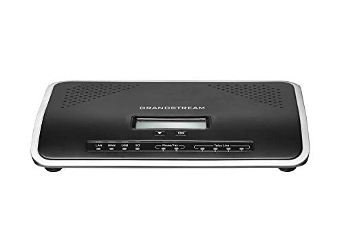 Business Phone System by Grandstream: Enhanced Pack with Auto Attendant, Voicemail, Cell & Remote Phone Extensions, Call Recording & Free Mission Machines Phone Service for 1 Year (4 Phone Bundle)