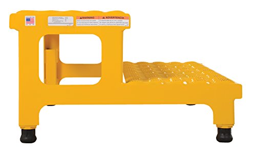 Vestil ASP-36 Adjustable Step Mate Stand, Steel, 36" Width, 24" Depth, 500 lbs Capacity