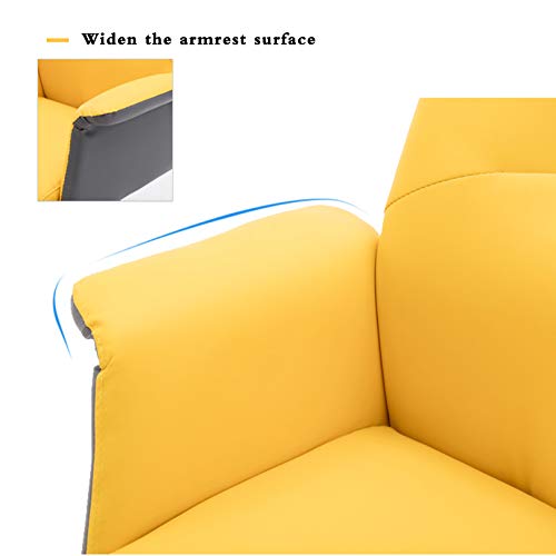 PENGJIE Ergonomic Swivel Office Chair Liftable Ergonomic Computer Chair Home Rotating Office Chair Student Dormitory Study Sofa Chair Desk Chair,68 X 47 X 110 cm Easy to Assemble