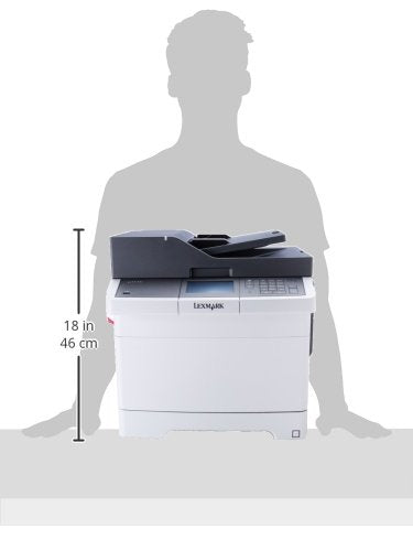 Lexmark CX410de Color All-In One Laser Printer with Scan, Copy, Network Ready, Duplex Printing and Professional Features