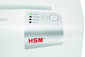 HSM X10 Shredstar 10-Sheet, Cross-Cut, 5.3 gal Capacity Paper Shredder with Separate CD Slot, White