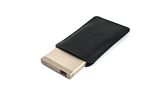 Sony Portable HD Mobile Projector, Bluetooth, Wi-Fi or HDMI Connectivity with Screen Size up to 120 inches (Gold)