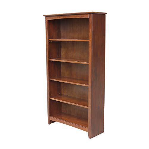 International Concepts Shaker Bookcase, 60-Inch