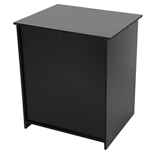 Hallway Entryway Closet Storage Stand Printer Stand Multifunctional Black Wooden Office Storage Cabinet for Home
