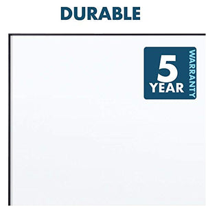 Quartet Whiteboard/Dry Erase Board, Magnetic, 4'x3', Fusion Nano-Clean, Black Aluminum Frame (NA4836FB)