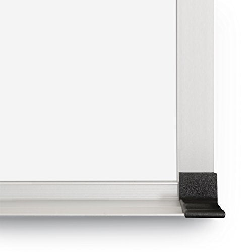 Best-Rite ABC Classroom Dry Erase Porcelain Steel Magnetic Markerboard, 4 x 6 Feet Whiteboard (2H2NG-25)