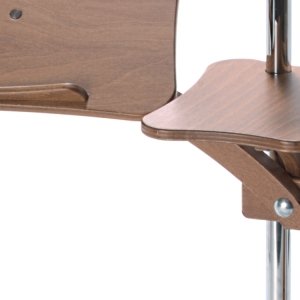 Lounge-wood Classic - Laptop Table supports up to 17-18 inch Laptops, Tablet PC, Ipad, Lectern for E-book. Mousepad for external Mouse.