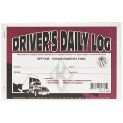 J.J. Keller Deluxe Drivers Daily Log Book - 601LD - Pack of 4