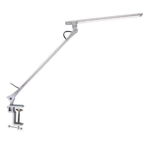 Lightwell S450 by Lumiy - Ultra Bright LED Light Panel Desk Lamp (Midnight Black with Clamp)