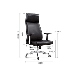 Generic Managerial Executive Chair Black Leather Ergonomic Office Desk Chair