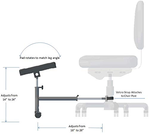 ERGOUP ErgoUP Curve Universal Leg Rest for Office Chair
