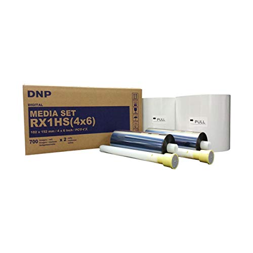 DNP RX1 Compact Pro Photo Booth + Portrait Printer Bundle w/Carrying case + More