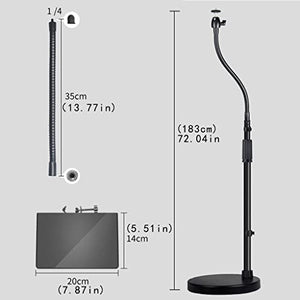 CHICKEN Ground-mounted Projector Stand with 360° Rotation and Height Adjustment (7.71LB Capacity, Wall Mount)