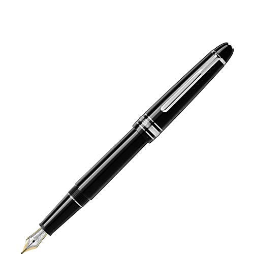 Mont Blanc 145-Meisterstuck Classique Platinum Fountain Pen, Medium Nib (106522)