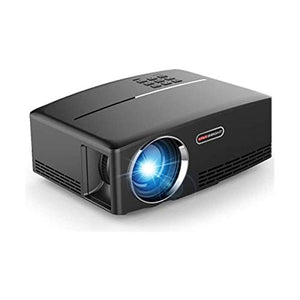 SMQHH Video Projectors, Office Presentation Products Electronics 800x480 Pixels 60W Power 120HZ for Family and Meeting Rooms (Color : Black, Size : 30x20x12cm)