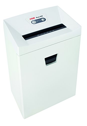 HSM Pure 420c Cross-Cut Shredder - 16-Sheet Capacity - 9.2-Gallon Bin