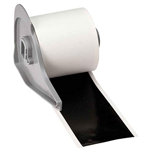Brady M71C-2000-595-BK, 142353 2" x 50' Black BMP71 Series Indoor/Outdoor Vinyl Label, 2 Rolls