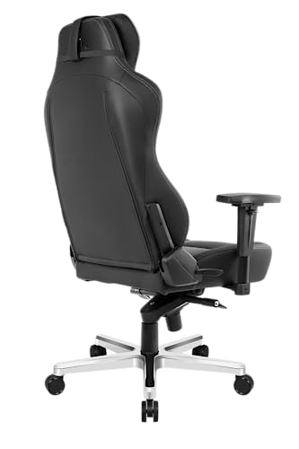 AKRacing Onyx Deluxe Executive Real Leather Desk Chair - Black