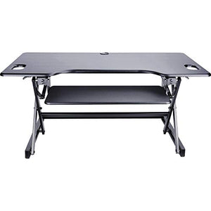 Lorell LLR82013 XL Adjustable Desk Multipurpose Desktop Riser Black