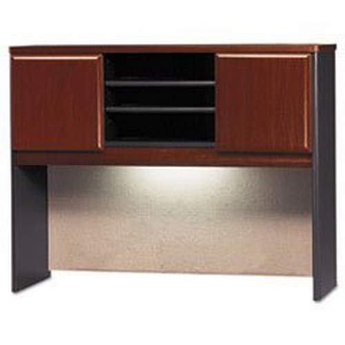 Bush Business Furniture Series A Collection 48W Hutch in Hansen Cherry/Galaxy