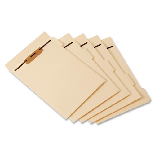 Globe-Weis/Pendaflex Dividers for Fastener Folders, 1/5 Cut Side Tab, 2-Inch Fastener, Letter Size, Manila, 50 Dividers Per Set (75605)