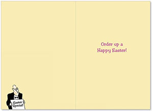 0021 'Loaves and Fishes' - Funny Easter Greeting Card with 5" x 7" Envelope by NobleWorks