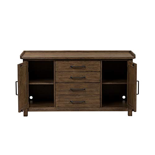 Liberty Furniture INDUSTRIES Sonoma Road Small Credenza, Light Brown, W56 x D22 x H31