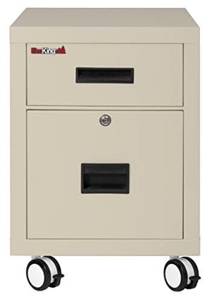 FireKing Mobile Pedestal 1-Hour Fire-Rated File Cabinet