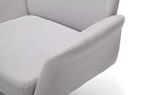 OFM 733-F Modern Fabric Upholstered Office, Cushioned Arm Chair, Grey