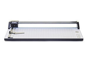 Rotatrim RC 24-Inch Cut Professional Paper Cutter/ Trimmer (RCM24) Precision Rotary Trimmer with Self-Sharpening Precision Steel Blades & Twin Chrome Steel Guide Rails